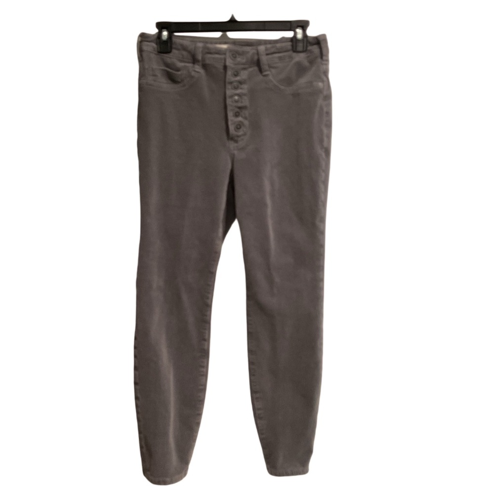 Pilcro High Rise Skinny Corduroy Pants‎ Gray